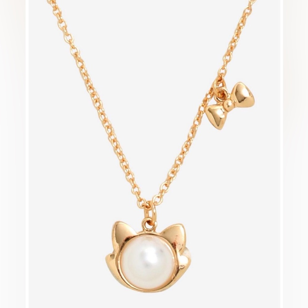 Disney The Aristocats Marie Pearl Dainty Necklace